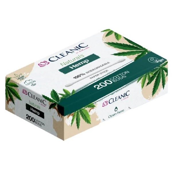 Cleaning naturals hemp fültisztító pálcika 200db