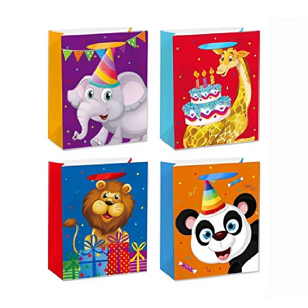 S. Ajándéktasak mesefigurás 18x23x8 cm 71627