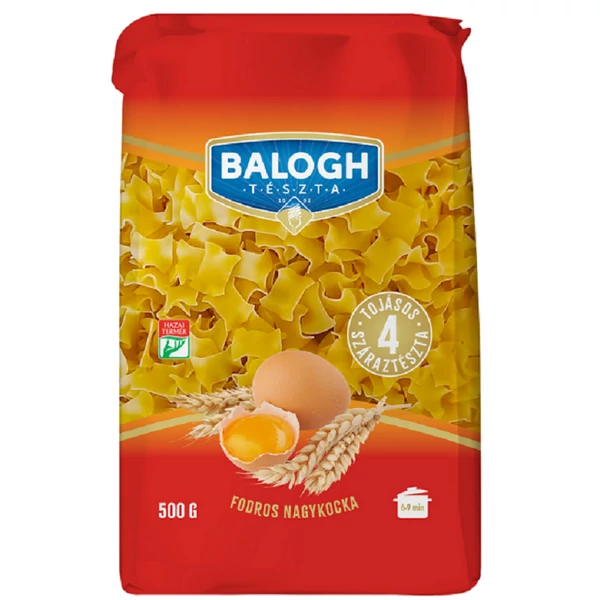 Balogh fodros nagykocka tészta 4tojásos 500g