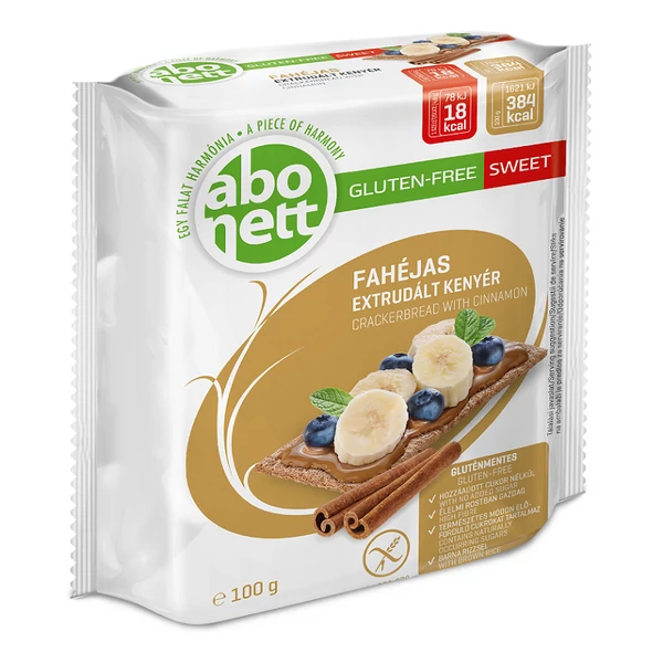 Abonett fahéjas extrudált kenyér 100g