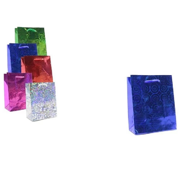 Csillogós ajándéktasak többféle változatban 7,5x18x21,3cm LU-60