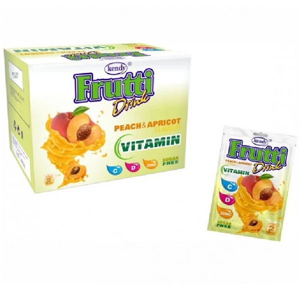 Frutti multivitamin barack-őszibarack ízű italpor 24x8,5g