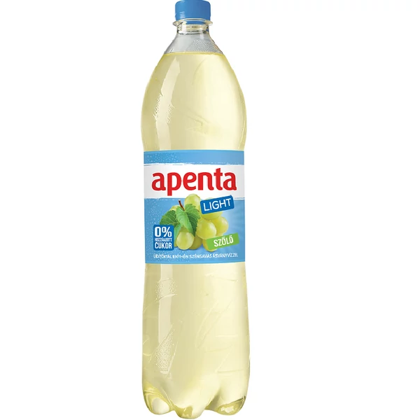 Apenta Light szőlő üdítőital enyhén szénsavas ásványvízzel 1,5 l - csak egyedi szállítással vagy személyes átvétellel