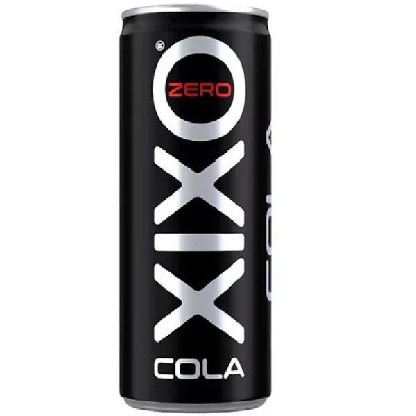 XIXO Cola Zero kólaízű, szénsavas üdítőital édesítőszerekkel 250 ml - csak egyedi szállítással vagy személyes átvétellel