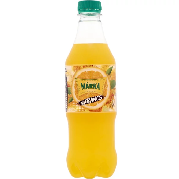 Márka narancs szénsavas üdítőital cukorral és édesítőszerrel 0,5L - csak egyedi szállítással vagy személyes átvétellel
