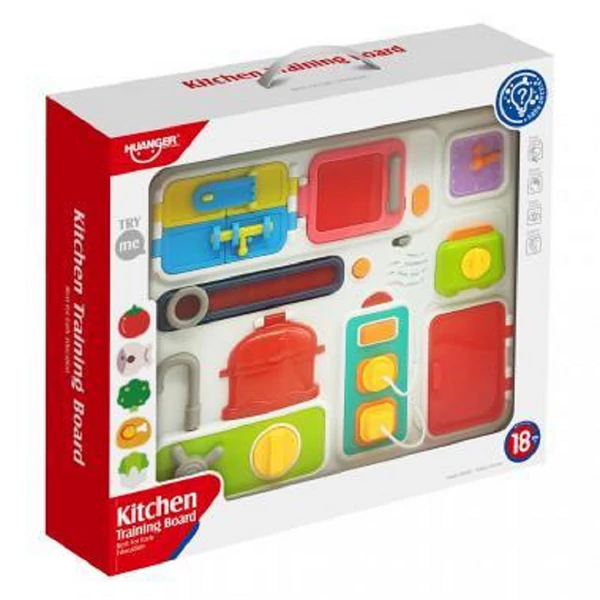 Bébijáték matatófal hanggal és fénnyel BB2263