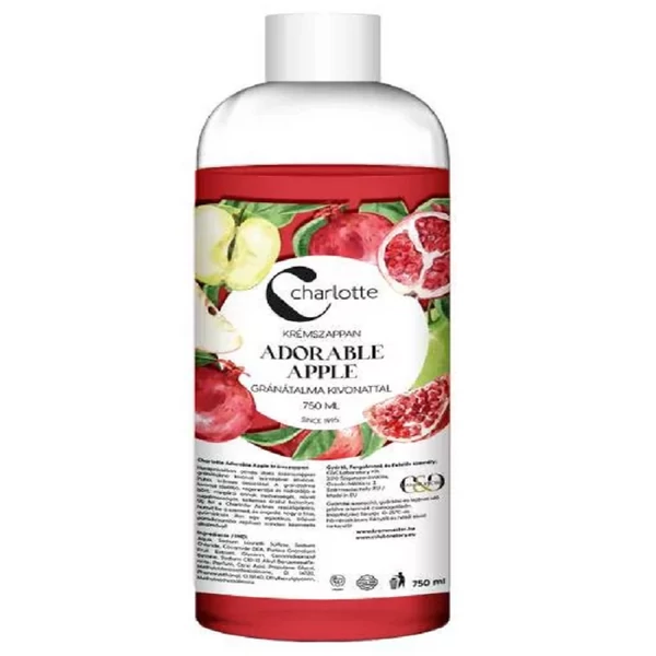 Charlotte adorable apple folyékony szappan utántöltő 750ml