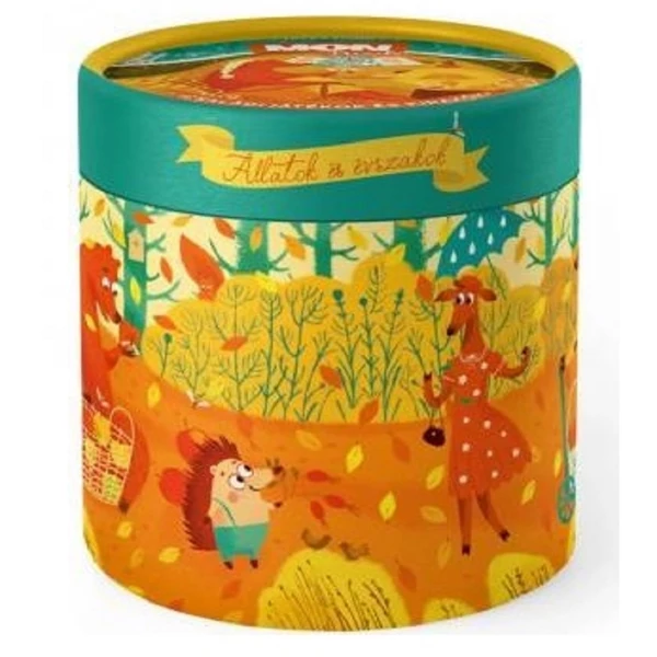 Állatok és évszakok társasjáték és puzzle Tm0011