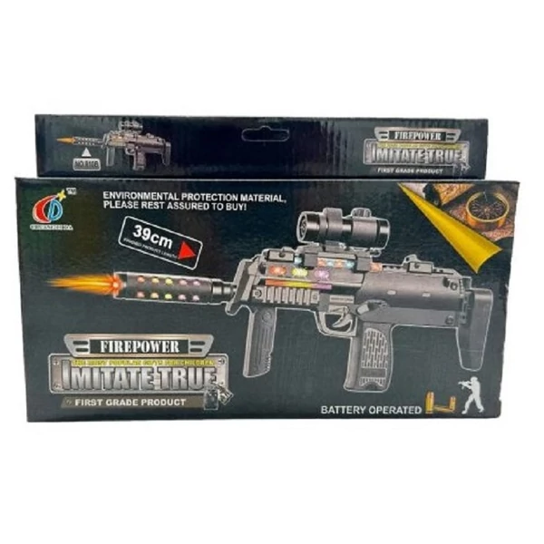 Játék elemes gépfegyver 46269