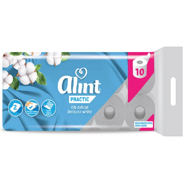 Alint practic delicate white toalettpapír 10tekecs 2réteg 110lap