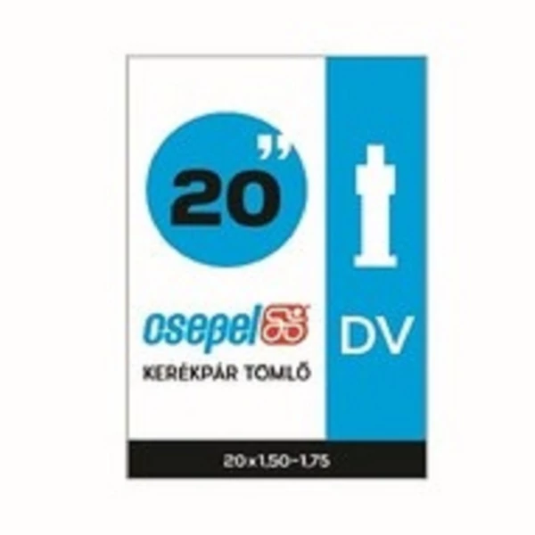 Csepel kerékpárgumi tömlő 20x1,5-1,75DV (40/47-406) 42921004DD