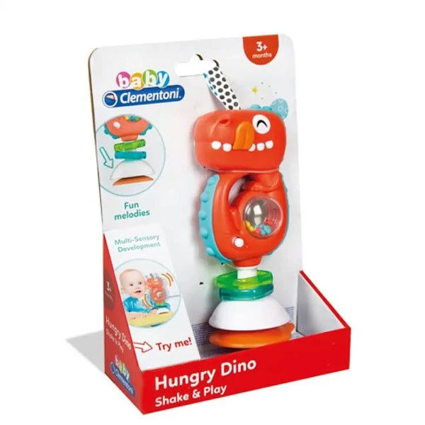 Baby éhes dínó csörgő funkcióval - Clementoni