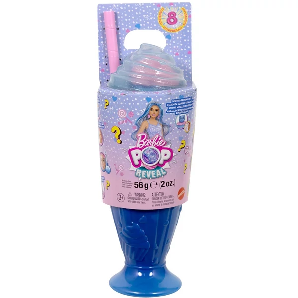 Barbie: Slime reveal illatos shaker - Kék - Mattel