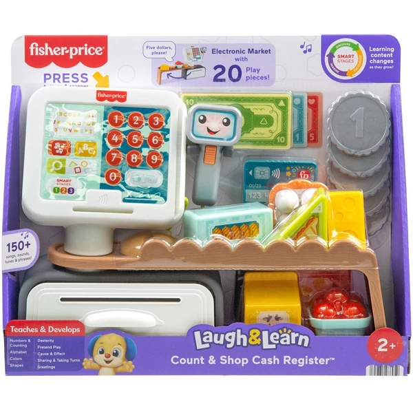 Fisher Price: Kacagj és fejlődj pénztárgép - Mattel