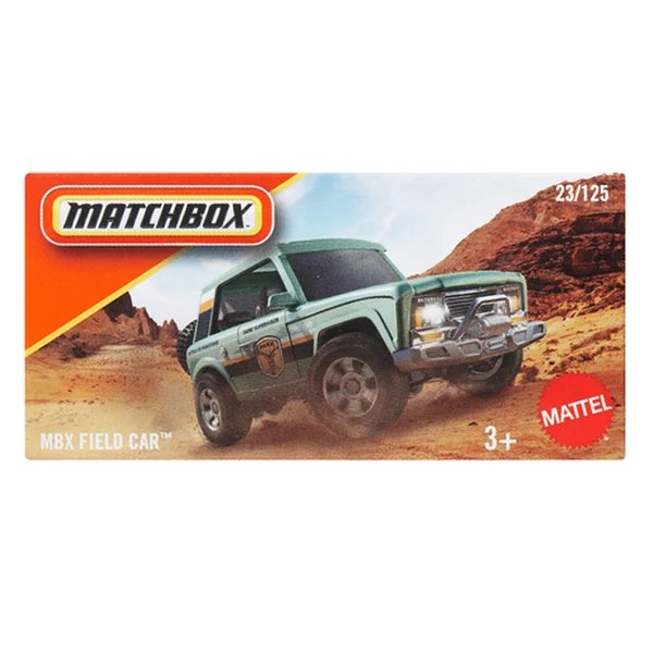 Matchbox: Papírdobozos MBX Field Car terepjáró 1/64 - Mattel