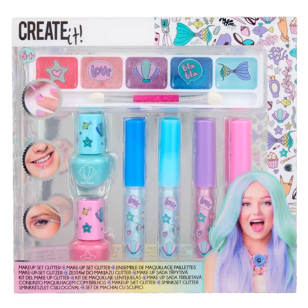 Canenco: Create It! Csillámos sellő sminkkészlet