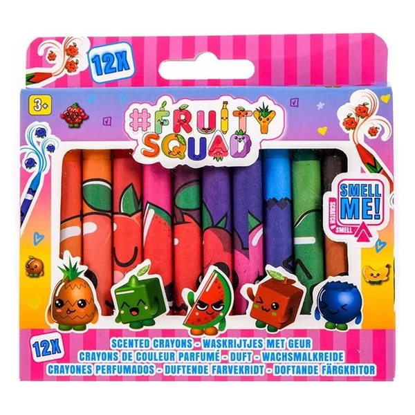 Canenco: FruitySquad 12db-os illatos zsírkréta készlet