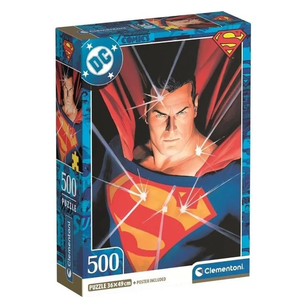 DC Comics Superman 500db-os puzzle - Clementoni