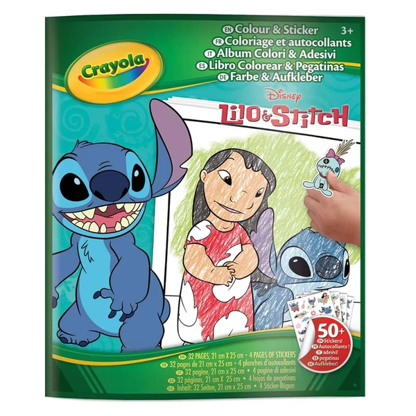 Crayola: Lilo & Stitch színező és matricázó füzet