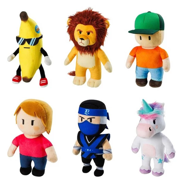 Stumble Guys plüss figura 16,5cm-es többféle