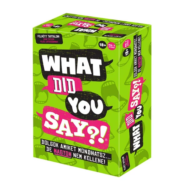 What Did You Say? felnőtt társasjáték
