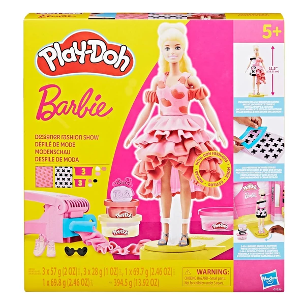 Play-Doh: Barbie divatbemutató gyurma szett - Hasbro
