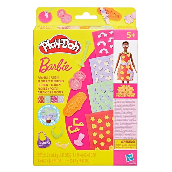 Play-Doh: Barbie virágok gyurma szett - Hasbro