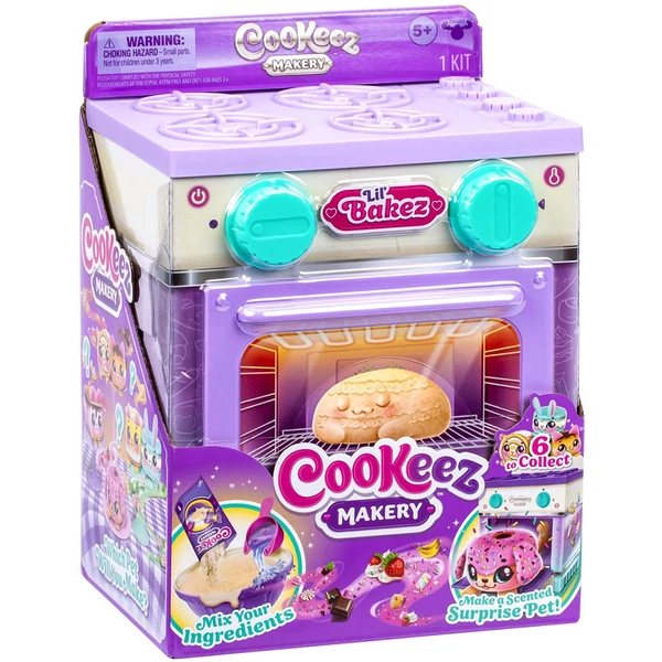 COOKEEZ Makery: Kis sütő játékszett meglepetés plüss állattal