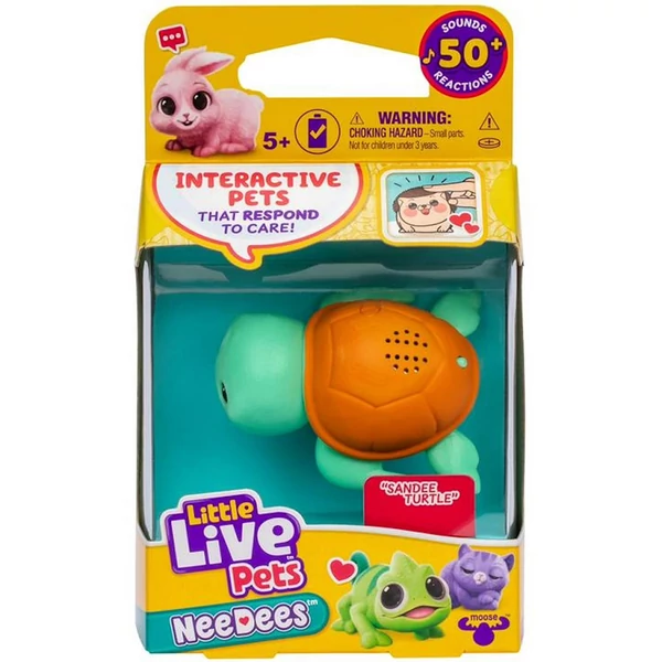 Little Live Pets: Needees Gyűjthető kiskedvencek - Sandee teknős