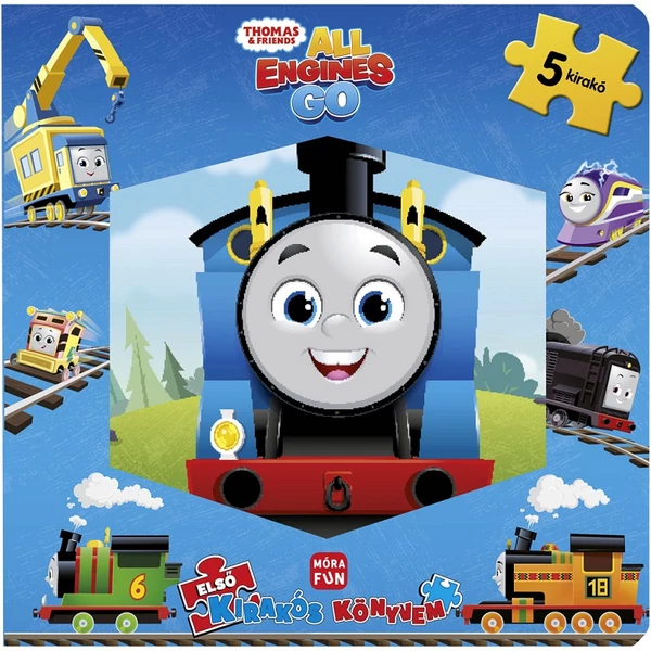 Móra: Thomas és barátai – Első kirakós könyvem 5 puzzle kirakóval