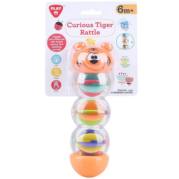 Playgo: Vidám kis tigris bébicsörgő