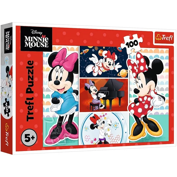 Disney: Minnie egér 100db-os puzzle - Trefl