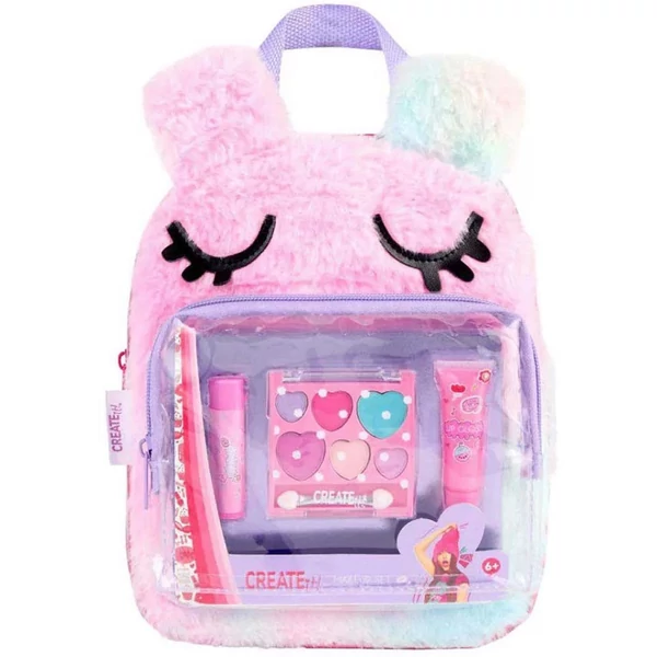 Canenco: Create It! Sminkkészlet bolyhos hátizsákban