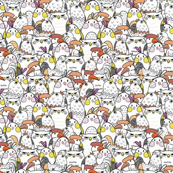 Cardex: Vidám madarak mintás csomagolópapír 100x70cm