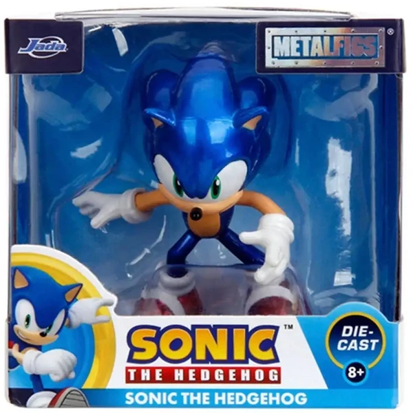Sonic: Villámfutam – 6,3 cm-es fém figura - Jada Toys