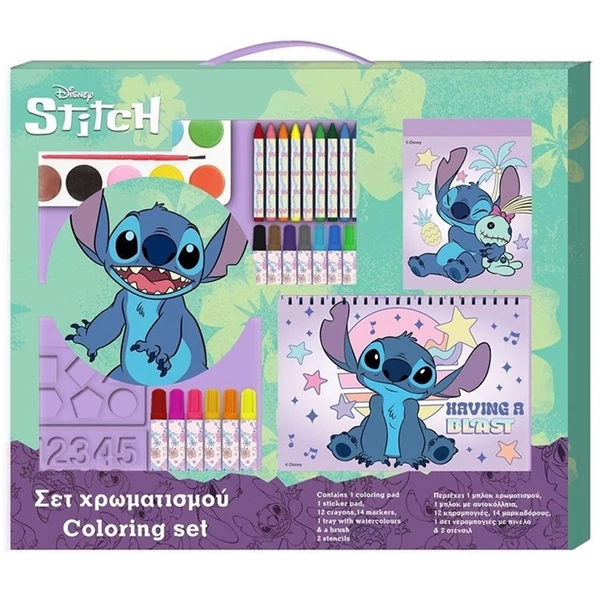 Luna: Disney Stitch színező szett 54x47cm