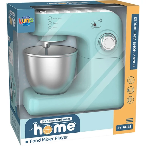 Luna: My Home kék konyhai robotgép fénnyel és hanggal