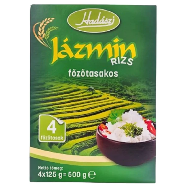 Hadászi Jázmin főzőtasakos rizs 4x125g