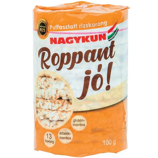 Nagykun Roppant jó! Puffasztott rizskorong natur 100g