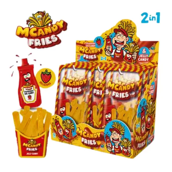 Vidas Mcandy fries 12x70g gumicukor