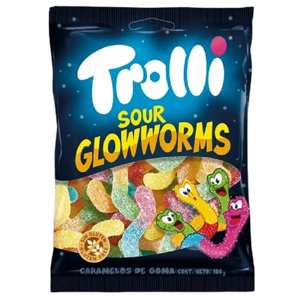 Trolli gluténmentes Savanyú giliszta gumicukor 100 g