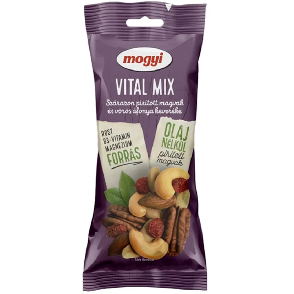 Mogyi Vital Mix szárazon pirított magvak és vörös áfonya keveréke 55 g