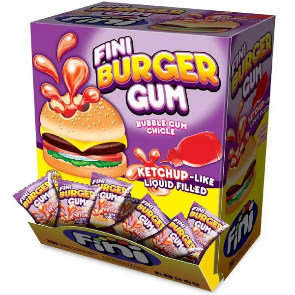 Fini Burger Gum hamburger rágó 200x5g