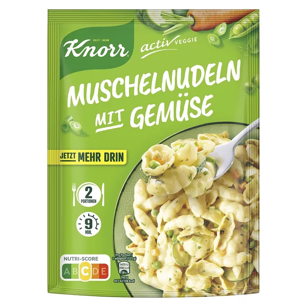 Knorr tésztás készétel tejszínes-zöldséges szósszal 172 g