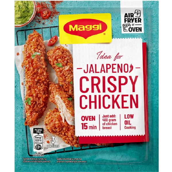 Maggi Air Fryer Crispy jalapeno panír 66g
