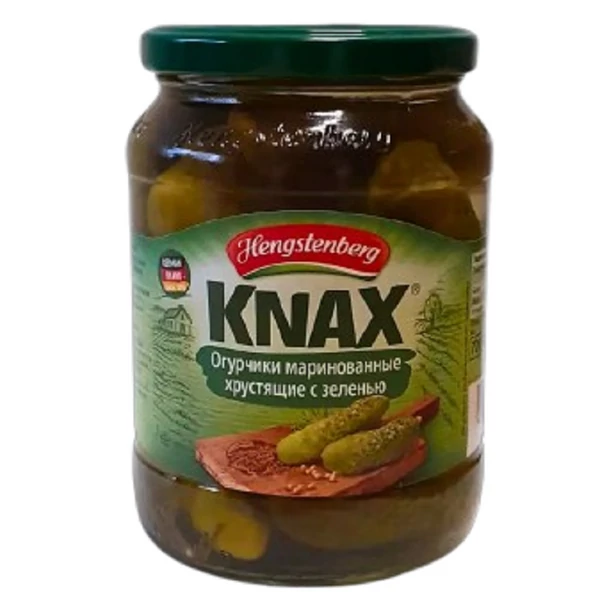 Knax csemege uborka 6-9cm 670g/360g