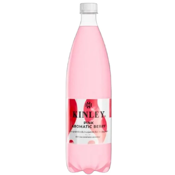 Kinley Pink Aromatic Berry szénsavas, vegyes bogyós gyümölcsízű üdítőital 1,5 l - csak egyedi szállítással vagy személyes átvétellel