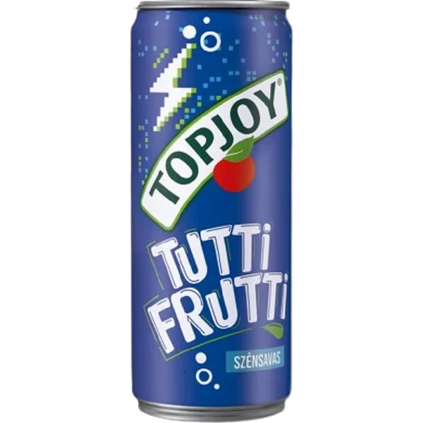 Topjoy tutti-frutti ízű szénsavas üdítőital édesítőszerekkel 330 ml - csak egyedi szállítással vagy személyes átvétellel
