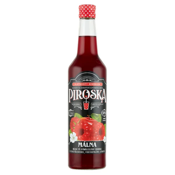 Piroska málna ízű gyümölcsszörp  0,7 l
