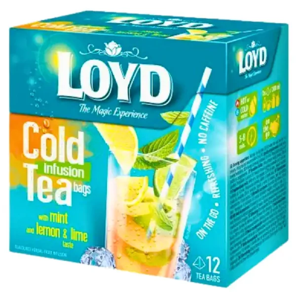 Loyd Cold Tea citrom-menta 12x2,5g